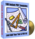 Instant PDF Templates 100:CX^g PDF ev[g 100