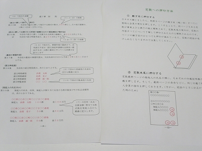 【株式会社設立書式】会社設立 株式会社設立手続 広島県広島市 様式雛形書式サンプル