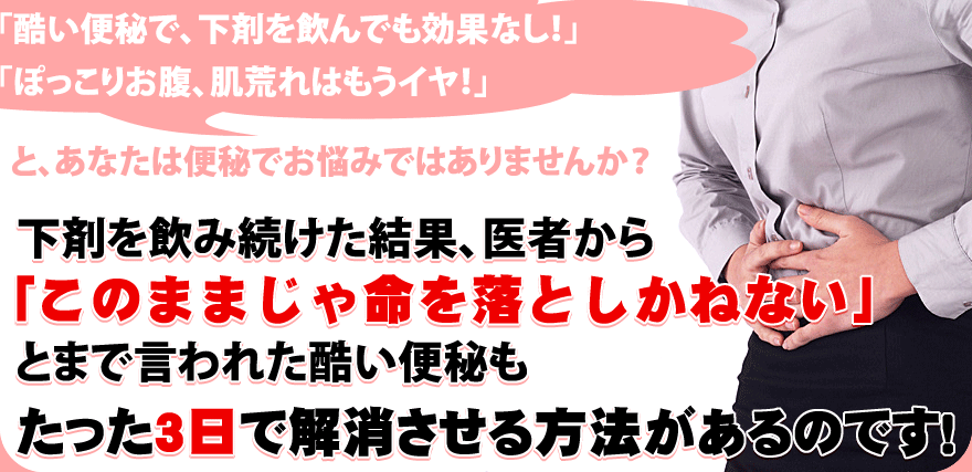 モデル流便秘解消法